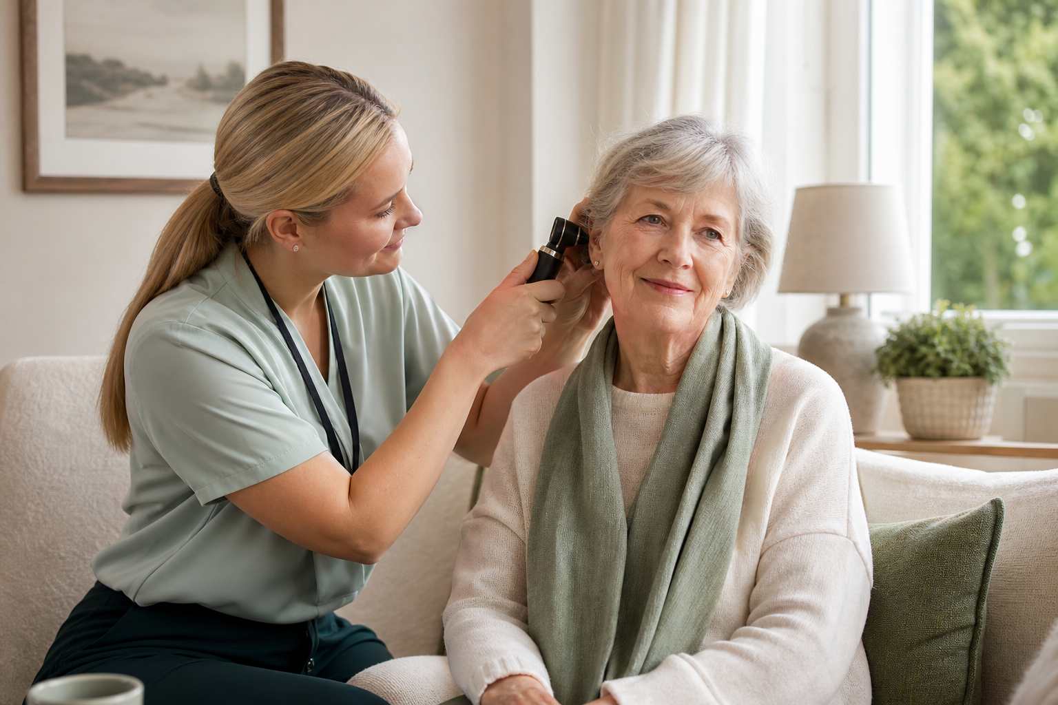 Ear examination before suitable earwax treatment