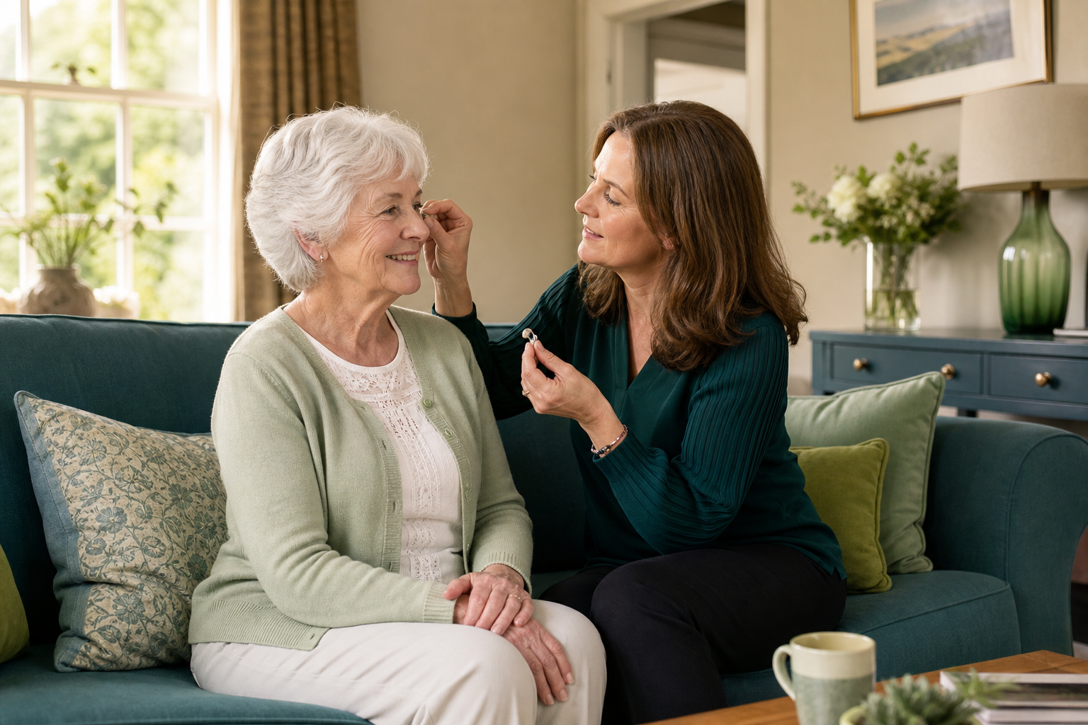 Hearing Aids during a Hazelwood home visit