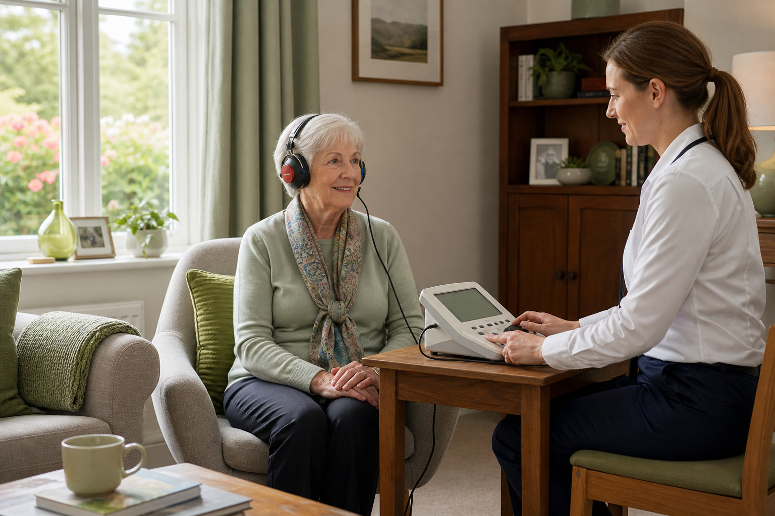 Hearing Tests during a Hazelwood home visit